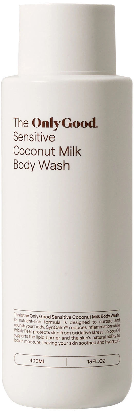 Coconut Milk body wash, the bottle